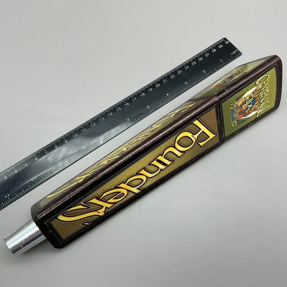Founders Centennial IPA Beer Tap Handle Brown Gold Bar Pub Draft Taproom Decor